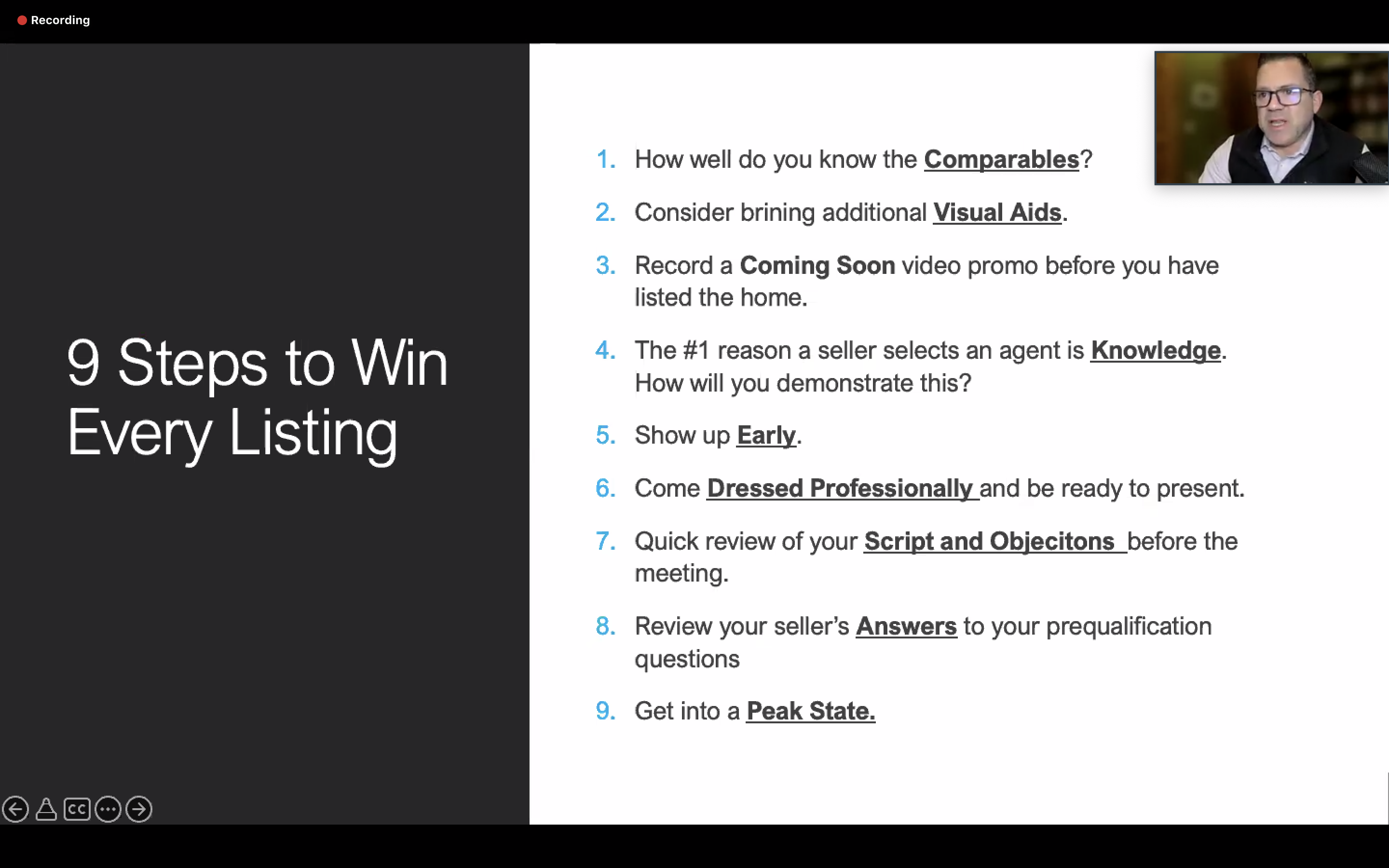 9 steps to win every listing presentation